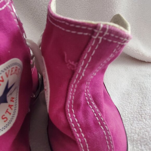 Converse Chuck Taylor All Star Hi Top Pink fuschia women 8 men 6 - Picture 5 of 9